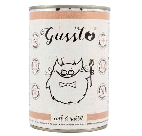 Gussto - Fresh Calf & Rabbit (cielęcina z królikiem) 400g