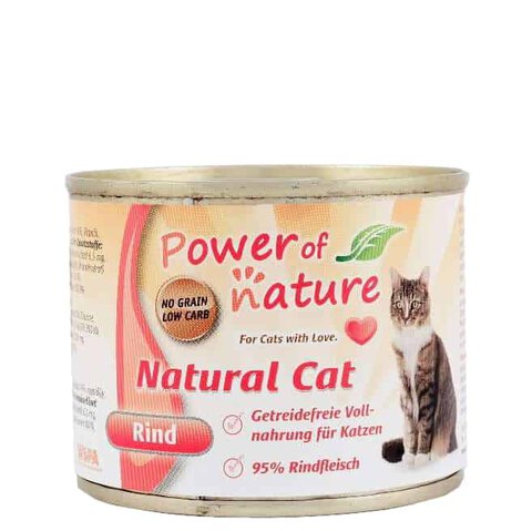 Power of Nature - Natural Cat Rind (wołowina) 200g