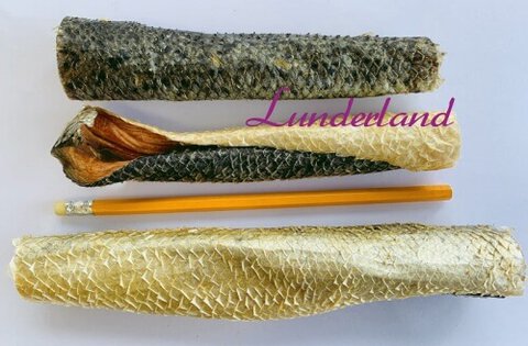 Lunderland - Suszona Skóra Łososia z Mięsem 200g