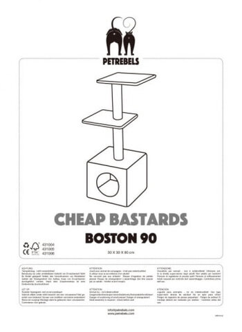 Petrebels - Drapak i Legowisko Dla Kota Boston 90