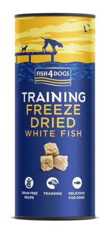 Fish4Dogs - Freeze Dried Treats - Liofilizowana Biała Ryba 25g