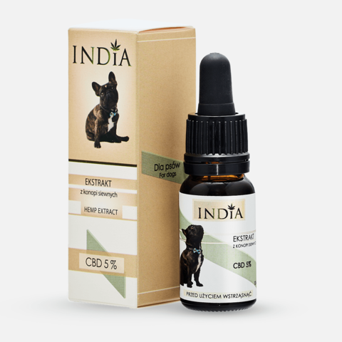 India Cosmetics - Ekstrakt CBD 5% dla Psów 10 ml