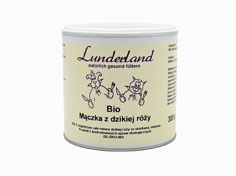 Lunderland - Organiczna Mączka z Dzikiej Róży BIO 300 g