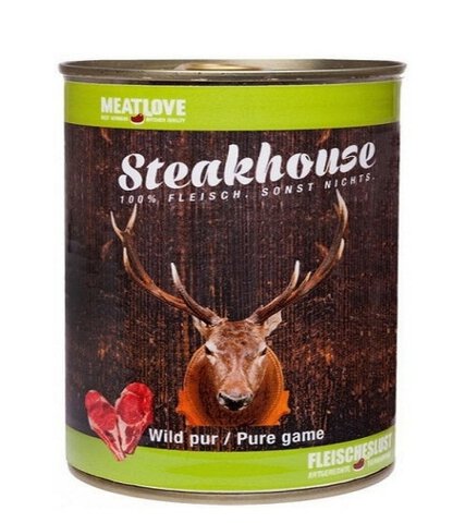 Meatlove - Pure Game Dziczyzna - 12 x 400g