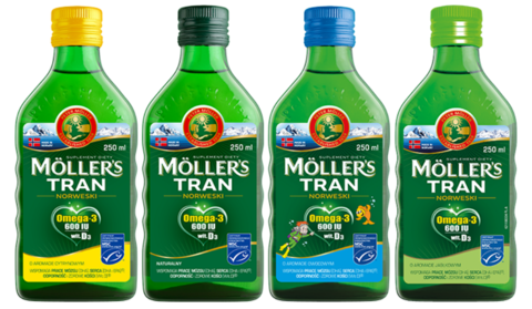 Moller's - Olej z Wątroby Dorsza Tran Norweski 250 ml