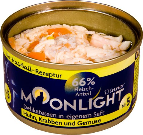 Moonlight Dinner - Nr. 5 Kurczak i Kałamarnica - 6 x 80 g