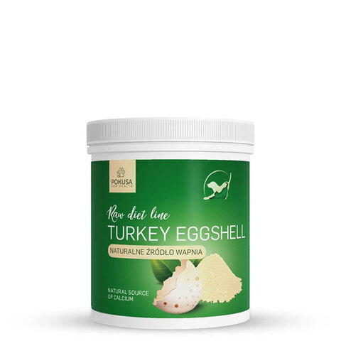 Pokusa - RawDietLine Turkey EggShell (skorupy jaj indyczych) - 500g