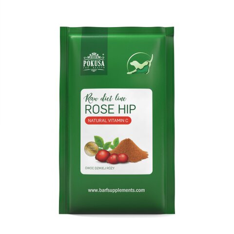 Pokusa - RawDietLine Rose Hip Owoc Dzikiej Róży 1000g