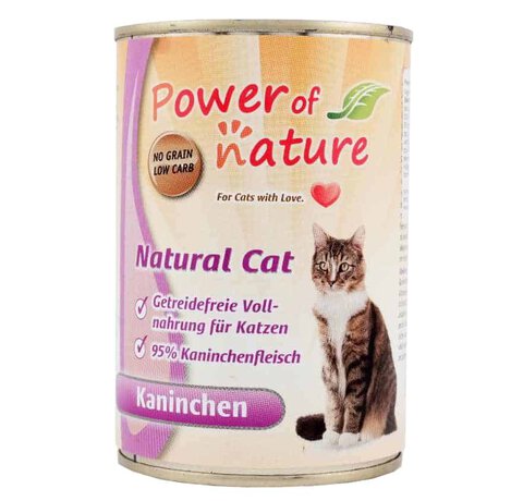 Power Of Nature - Natural Cat Królik 400g